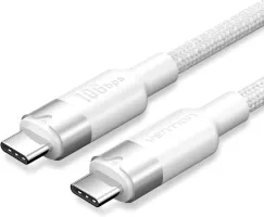 Photo de Cable Vention USB-C M/M 1m 100W (Blanc)