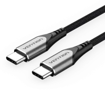 Photo de Cable Vention USB-C M/M 2m 60W (Gris)