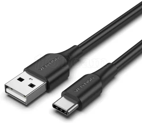 Photo de Cable Vention USB Type A - Type C M/M 3m (Noir)