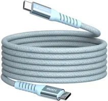 Photo de Câble Verbatim USB-C magnétique 1,2m M/M 100W (Bleu)