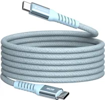 Photo de Câble Verbatim USB-C magnétique 1,2m M/M 60W (Bleu)