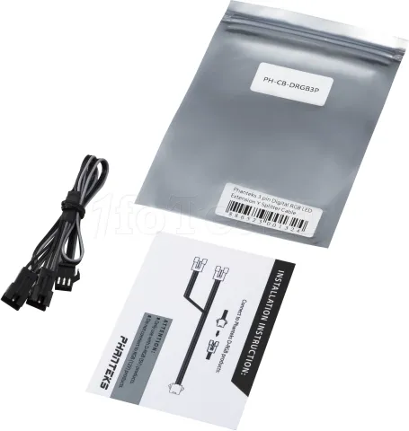Photo de Cable Y doubleur d'alimentation Phanteks 3 pin LED 40cm