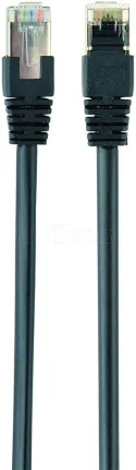 Photo de Câble/Cordon réseau CableXpert RJ45 Catégorie 6 FTP (F/UTP) Droit 50cm (Noir)