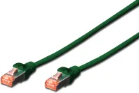 Photo de Câble/Cordon réseau RJ45 Catégorie 6 S-FTP (S/FTP) Droit 1m (Vert)