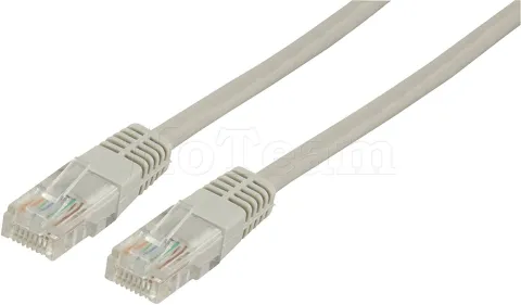 Photo de Câble/Cordon réseau RJ45 Dexlan Catégorie 5E FTP (F/UTP) Droit 15cm (Blanc)