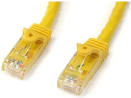 Photo de Câble/Cordon réseau RJ45 Dexlan Catégorie 6 FTP (F/UTP) Droit 1m (Jaune)