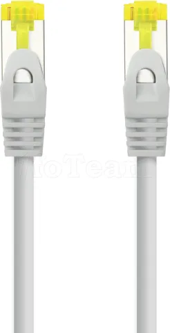 Photo de Câble/Cordon réseau RJ45 Nanocable Catégorie 6A S/FTP Droit 1m (Gris)