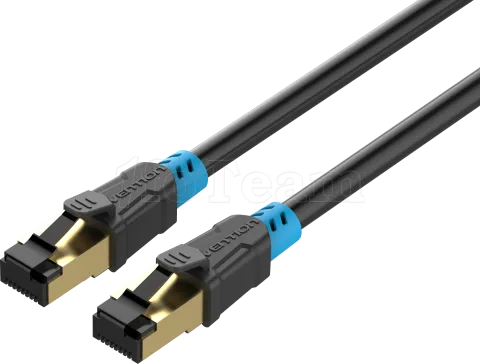 Photo de Câble/Cordon réseau RJ45 Vention Catégorie 6 SFTP (S/FTP) Droit 30m (Noir)