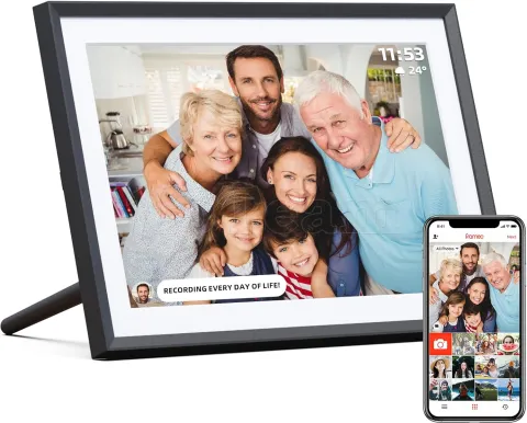 Photo de Cadre photo Numérique Connecté Arzopa P101W 10" (Noir)