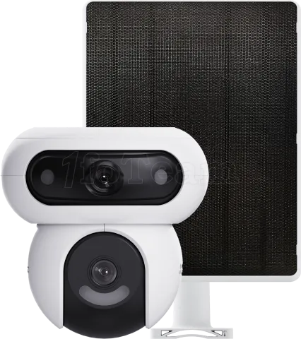 Photo de Caméra extérieure Ezviz HB90 Dual Kit avec panneau solaire (Blanc)