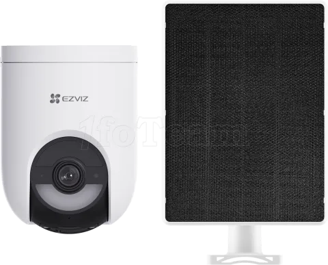 Photo de Caméra extérieure IP Ezviz HB8 Lite 4G avec panneau solaire (Blanc)