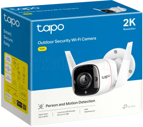 Photo de Caméra extérieure IP TP-Link TC65 WiFi 2K (Blanc)