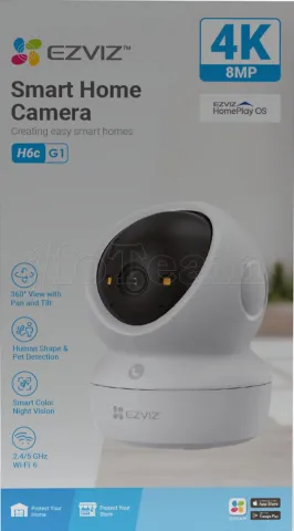 Photo de Caméra intérieur Ezviz H6c G1 4K (Blanc)