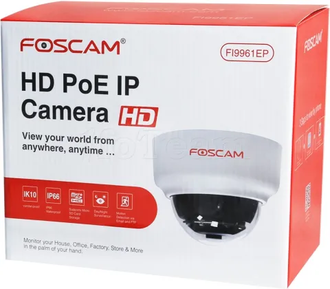 Photo de Caméra IP Dôme extérieur Foscam FI9961EP 2 Mpixels avec vision nocturne