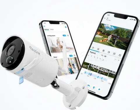 Photo de Caméra IP extérieur Reolink Argus B320 avec panneau solaire