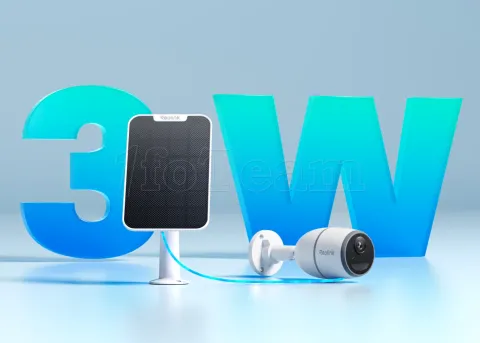 Photo de Caméra IP extérieur Reolink Serie GO G330 avec panneau solaire