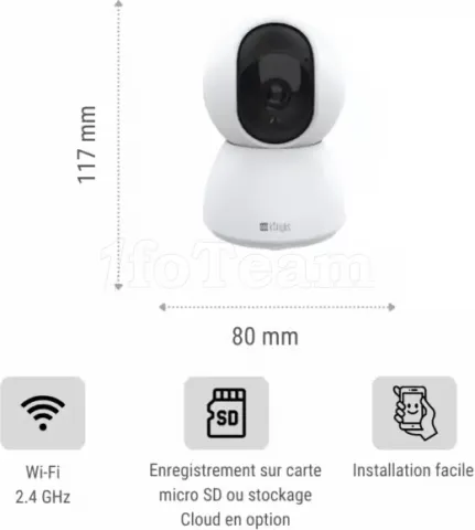 Photo de Caméra IP intérieur  Konyks Pack Sécurité KO338690 (Blanc)