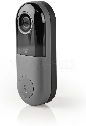 Photo de Carillon/Sonnette vidéo connectée Nedis SmartLife (Noir)