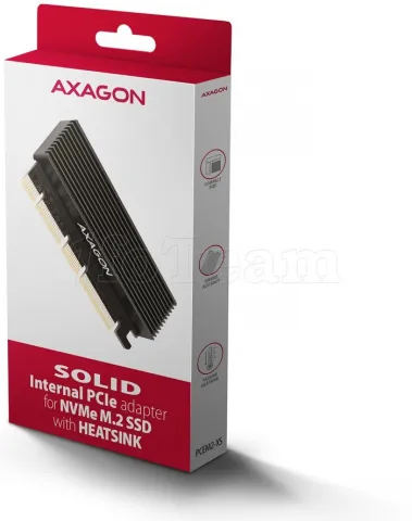 Photo de Carte Controleur PCIe 5.0 16x Axagon PCEM2-XS Pour NVMe M.2