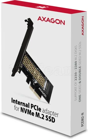Photo de Carte Controleur PCIe Axagon PCEM2-N - SSD M.2