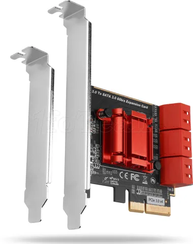 Photo de Carte Controleur PCIe Axagon PCES-SA6 SATA - 6 ports