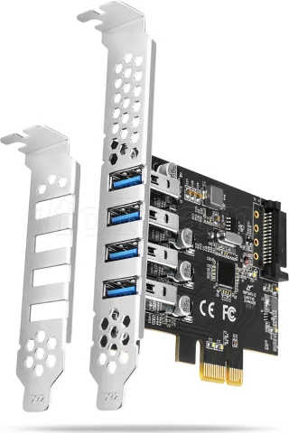 Photo de Carte Controleur PCIe Axagon PCEU-43RS USB 3.0 - 4 ports