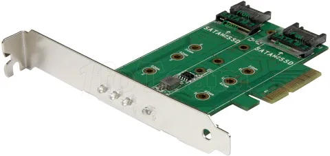 Photo de Carte Contrôleur Startech PCI Express 4X / Sata III - 2 ports M.2 SATA