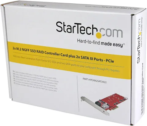 Photo de Carte Controleur Startech PCI-Express - SSD M.2