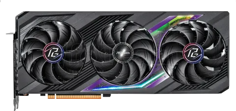 Photo de Carte Graphique AMD ASRock Radeon RX 7700 XT Phantom Gaming OC 12Go