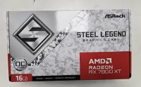 Photo de Carte Graphique AMD ASRock Radeon RX 7800 XT Steel Legend OC 16Go - S/N HBFVUA024663 - ID 222214