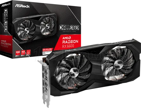 Photo de Carte Graphique AMD ASRock Radeon RX6600 Challenger D 8Go