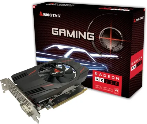 Photo de Carte Graphique AMD Biostar Radeon RX 550 D5 2Go