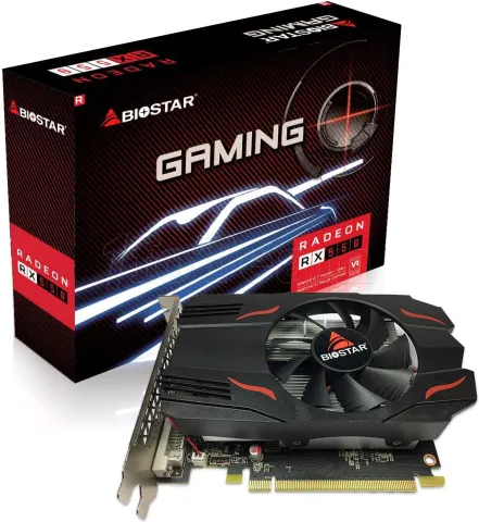 Photo de Carte Graphique AMD Biostar Radeon RX 550 D5 4Go