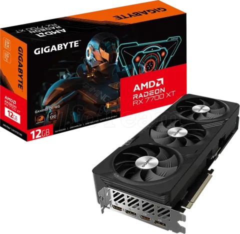 Photo de Carte Graphique AMD Gibabyte Radeon RX 7700 XT Gaming OC 12Go