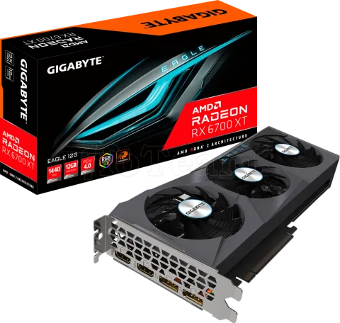 Photo de Carte Graphique AMD Gigabyte Radeon RX 6700 XT Eagle 12Go