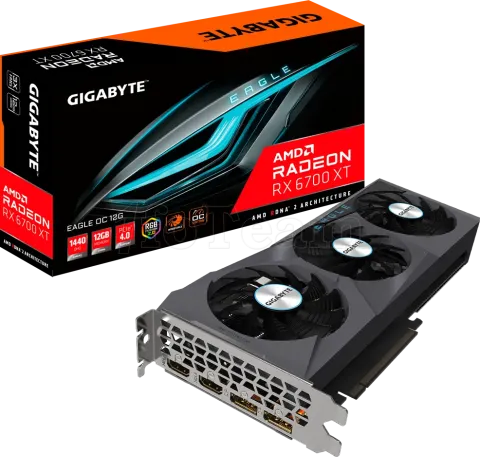 Photo de Carte Graphique AMD Gigabyte Radeon RX 6700 XT Eagle OC 12Go