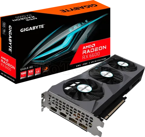 Photo de Carte Graphique AMD Gigabyte Radeon RX6600 Eagle 8Go