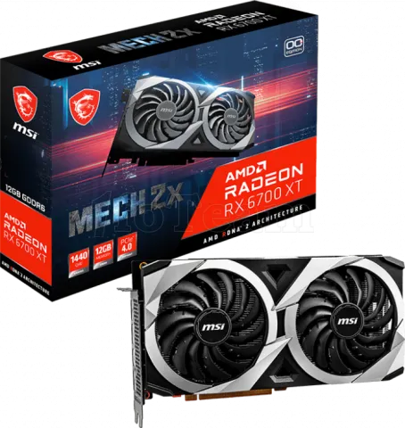 Photo de Carte Graphique AMD MSI Radeon RX 6700 XT Mech 2X 12Go