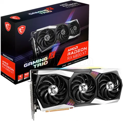 Photo de Carte Graphique AMD MSI Radeon RX 6800 XT Gaming X Trio 16Go