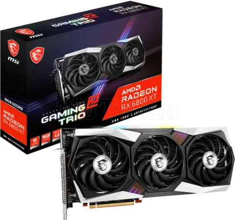 Photo de Carte Graphique AMD MSI Radeon RX 6800 XT Gaming Z Trio 16Go