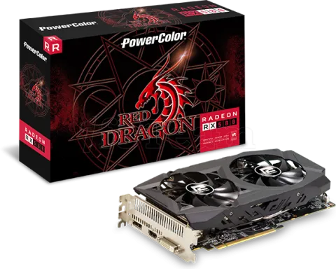 Photo de Carte Graphique AMD PowerColor Radeon RX 580 Red Dragon 8Go