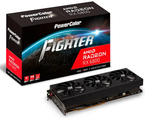 Photo de Carte Graphique AMD PowerColor Radeon RX 6800 Fighter 16Go