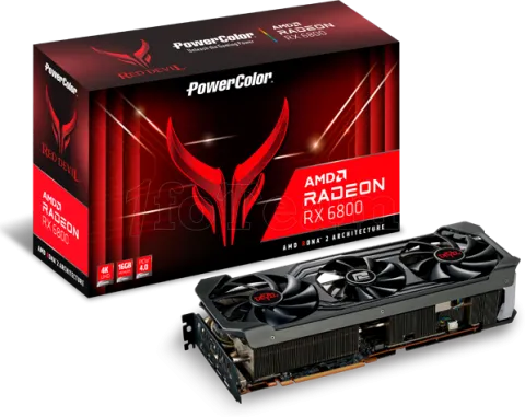Photo de Carte Graphique AMD PowerColor Radeon RX 6800 Red Devil 16Go