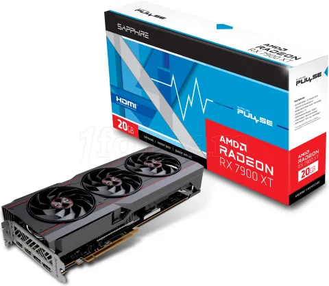 Photo de Carte Graphique AMD Sapphire Radeon RX 7900 XT Pulse 20Go