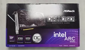 Photo de Carte Graphique ASRock Intel Arc B580 Challenger OC 12Go - S/N J5FVUA017589 - ID 222517