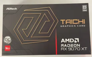 Photo de Carte Graphique ASRock Radeon RX 9070 XT Taichi OC - S/N J6FVUA017948 - ID 222245