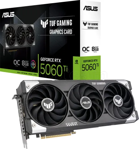 Photo de Carte Graphique Asus GeForce RTX 5060 Ti Tuf Gaming OC 8Go