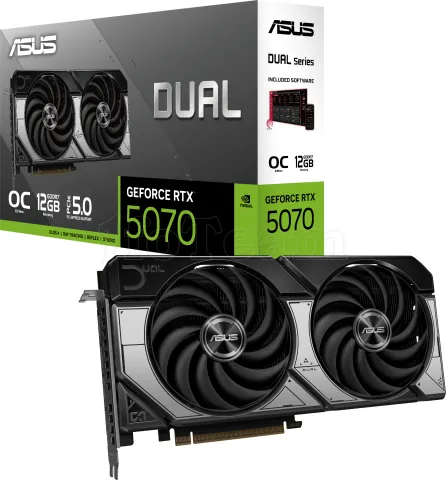 Photo de Carte Graphique Asus GeForce RTX 5070 Dual OC