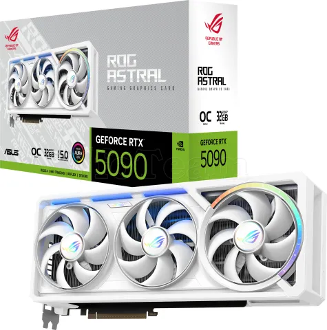 Photo de Carte Graphique Asus GeForce RTX 5090 Rog Astral White OC