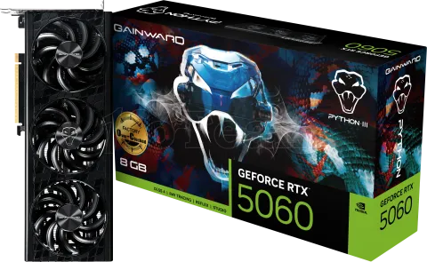 Photo de Carte Graphique Gainward GeForce RTX 5060 Python III OC